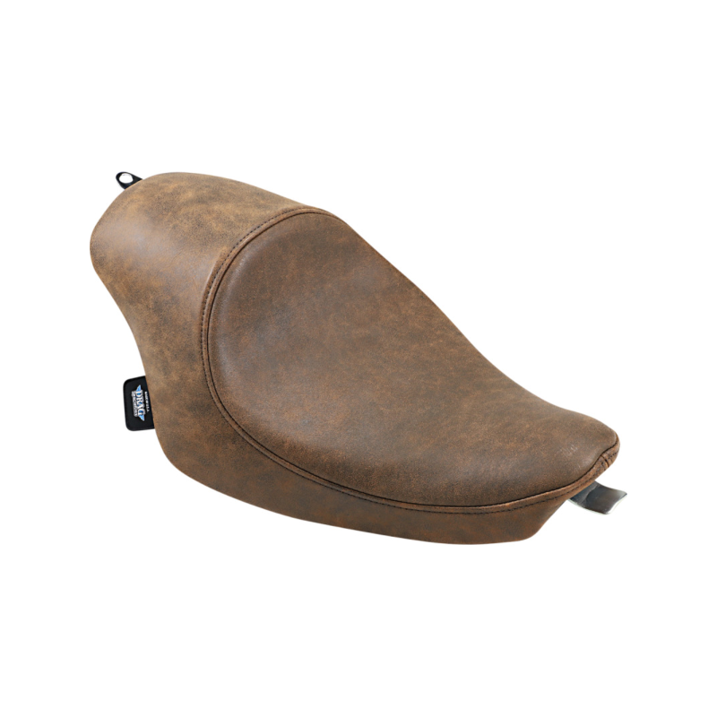 Selle solo 0804-0747 3/4 Smooth Sportster XL 2004+ Cuir Brun