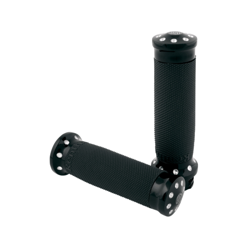 Poignées 0630-0480 Tracker Contrast Cut Harley 1974+ Câble