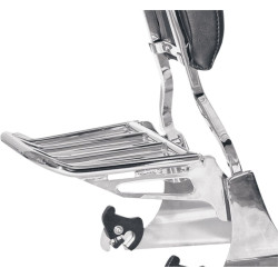 Motherwell2-Up Backrest Chrome Harley Luggage Rack 1510-0096