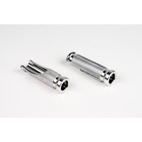 Motorrad-Fußrasten 115-01SILSL, silberfarben