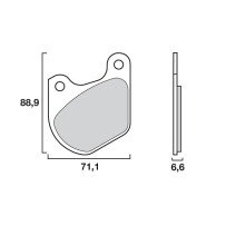 Pastillas de freno BREMBO 07HD0303 OEM Organic Harley