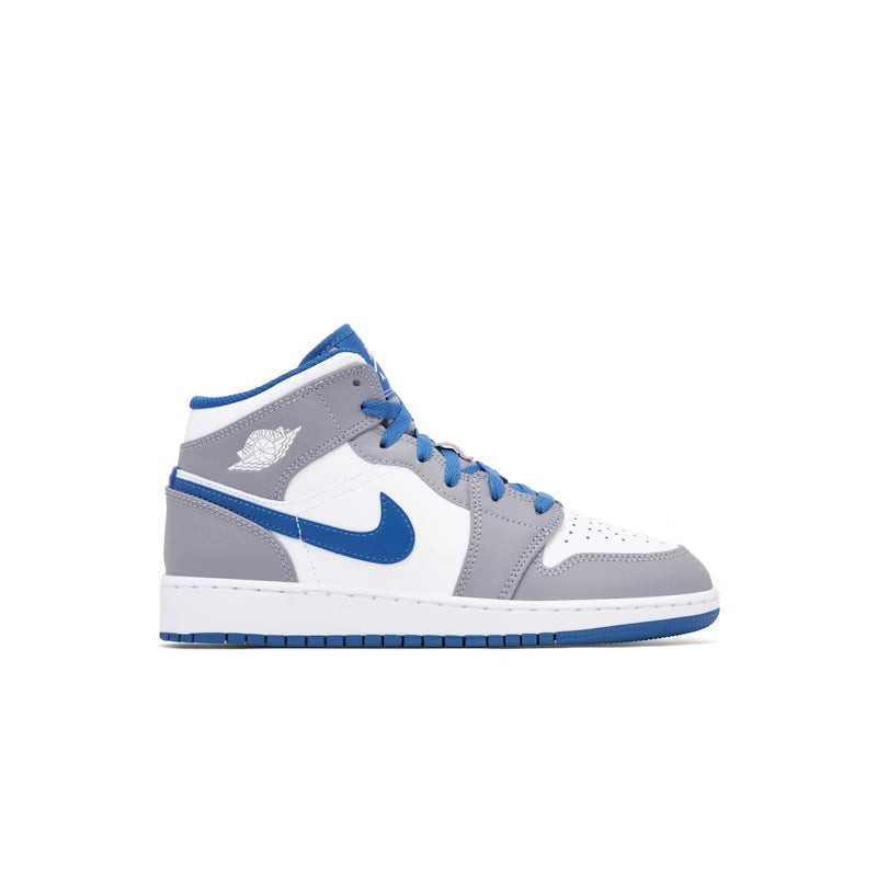 Air Jordan 1 Mid GS DQ8423-014 Gris Cemento 38