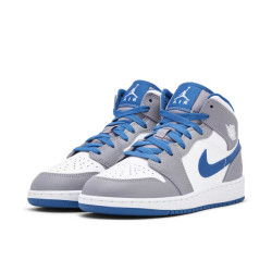 Air Jordan 1 Mid GS DQ8423-014 Cement Grey 38