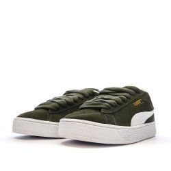 Puma Suede XL 395205-13 Oliva oscuro Blanco 41