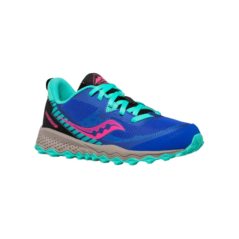 Chaussures Trail Saucony Peregrine 11 SHD Fille – Pointure 37.5 – Coloris Bleu/Turquoise – Neuf