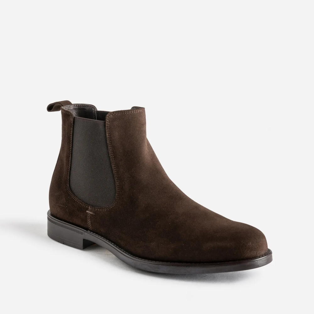 Eram Chelsea-Stiefel für Herren, Größe 42, braunes Wildleder, neuwertig | MalinMatos