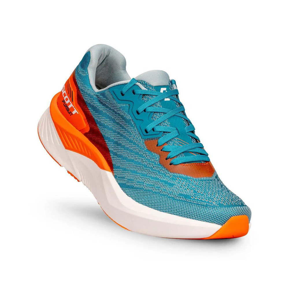 Scott Pursuit Ride – Herren – Größe 44,5 – Straßenlauf – Grün-Leuchtorange – Neu