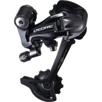 Desviador trasero Shimano Deore RD-M591 SGS de 9 velocidades para bicicleta de montaña (arrière), negro, nuevo
