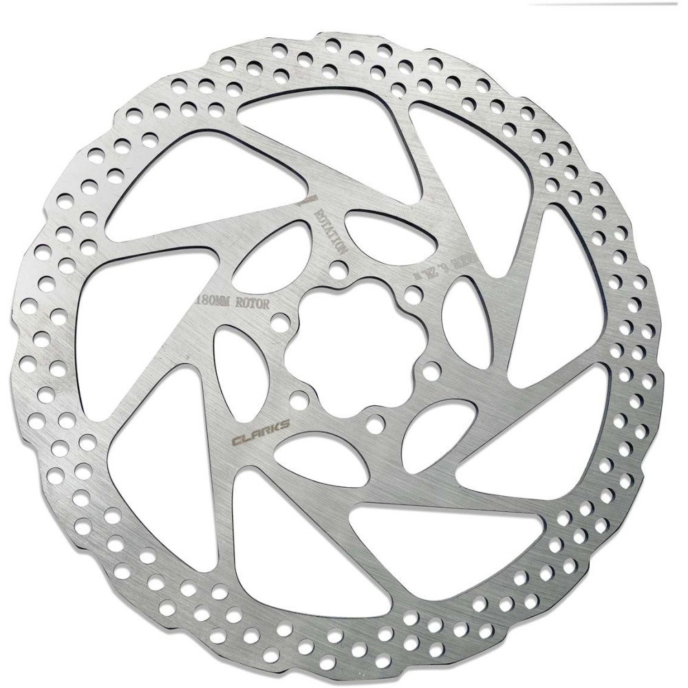 Disque de frein Clarks TL-027 160mm 6 trous Acier Inox VTT E-Bike Neuf