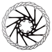 Clarks CL-180 brake disc 180mm 6-hole Silver/Black MTB New