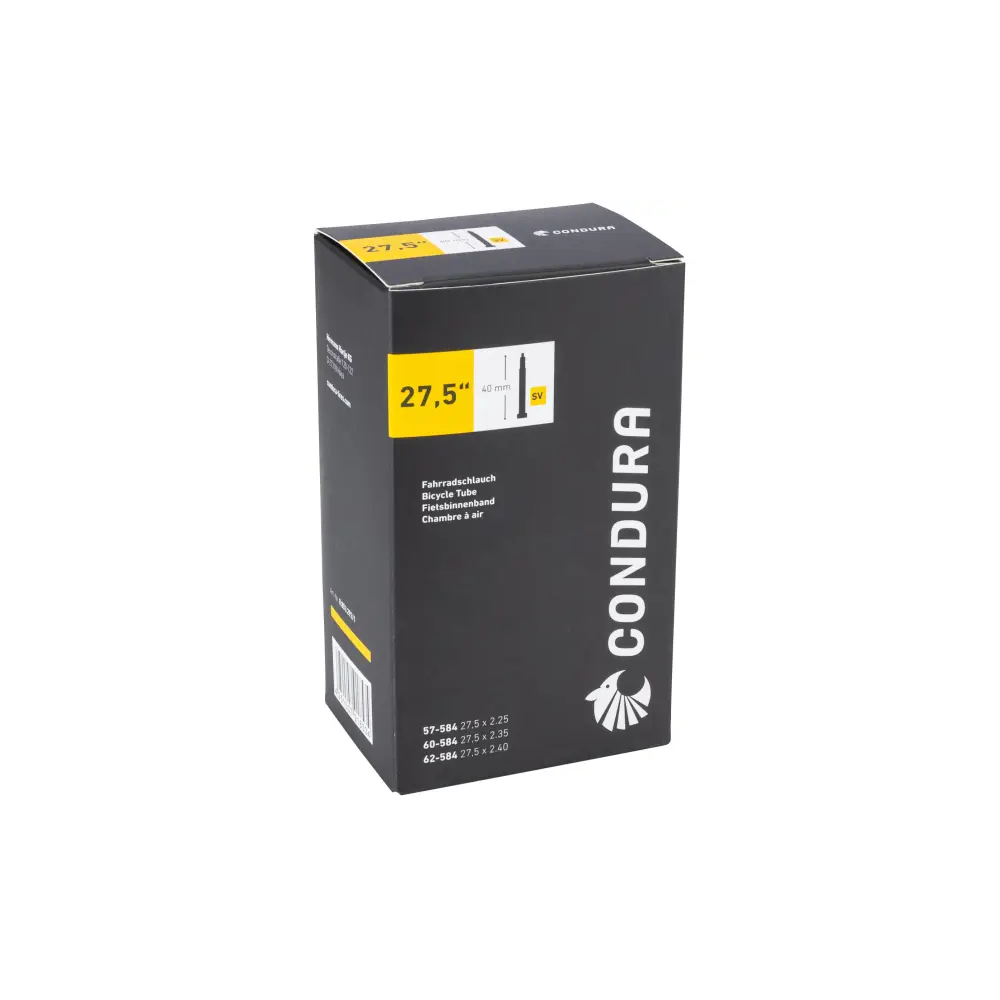 VTT Condura inner tube 27.5x2.25-2.40 Presta valve 40mm New