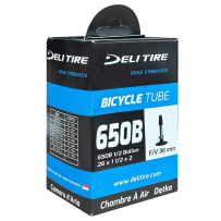 Chambre à air vélo 650B Deli Tire 26x1.5-2 valve Presta 36mm Neuve