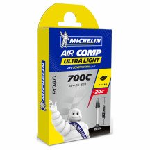 Michelin Air Comp Ultralight road inner tube 700x18/25 Presta 60mm New