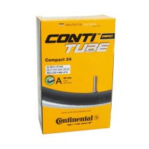 Chambre à air vélo 24 pouces Continental Compact valve Schrader 40mm Neuve