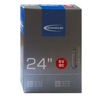 Chambre à air vélo 24 pouces Schwalbe No.9C valve Presta 40mm Neuve