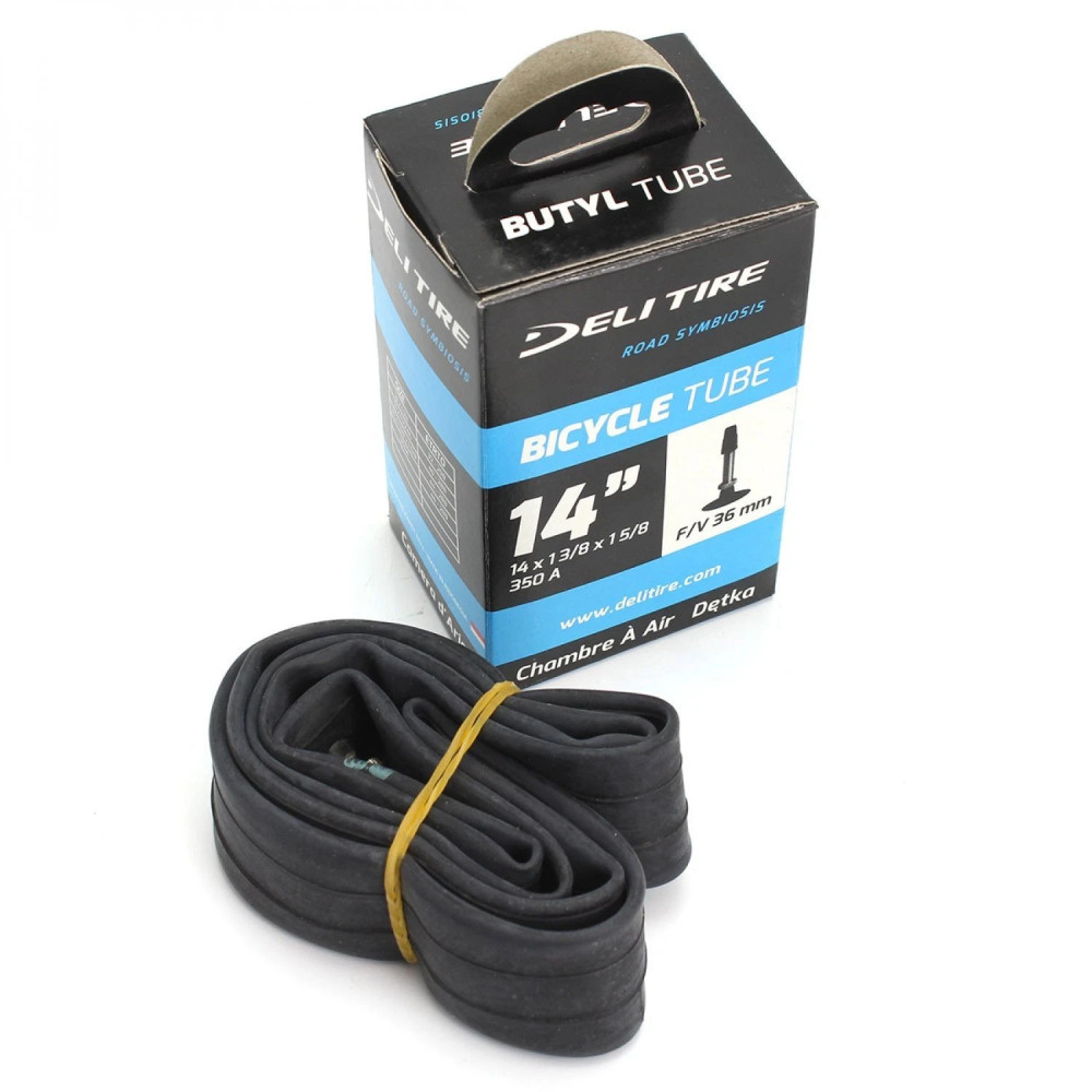 14" bicycle inner tube 1 3/8x1 5/8 Deli Tire WTP Presta valve New