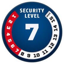 Antivol de cadre ABUS Pro Tectic 4960 8.5mm niveau 7 vélo noir Neuf