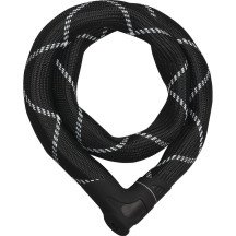 Cadena antirrobo Iven Chain 8210 de 110 cm, clase 10/15, con revestimiento de fibra negra. Nueva