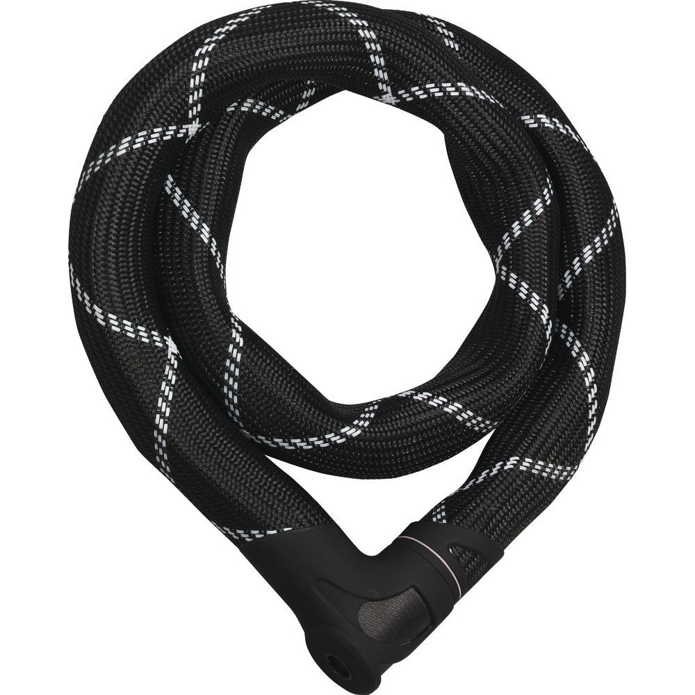 Cadena antirrobo Iven Chain 8210 de 110 cm, clase 10/15, con revestimiento de fibra negra. Nueva