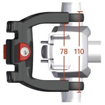 KLICKfix E handlebar adapter with lock 0211EBL E-Bike VAE handlebar New