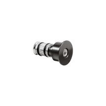 Adaptador para retrovisor Ergotec15.3-19mm, M-77, M-88, M-99, aluminio negro, manillar, nuevo