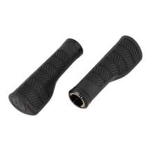 Herrmans Nucore 130mm ergonómico lock-on Tour Wave manillares bici negro par Brand new