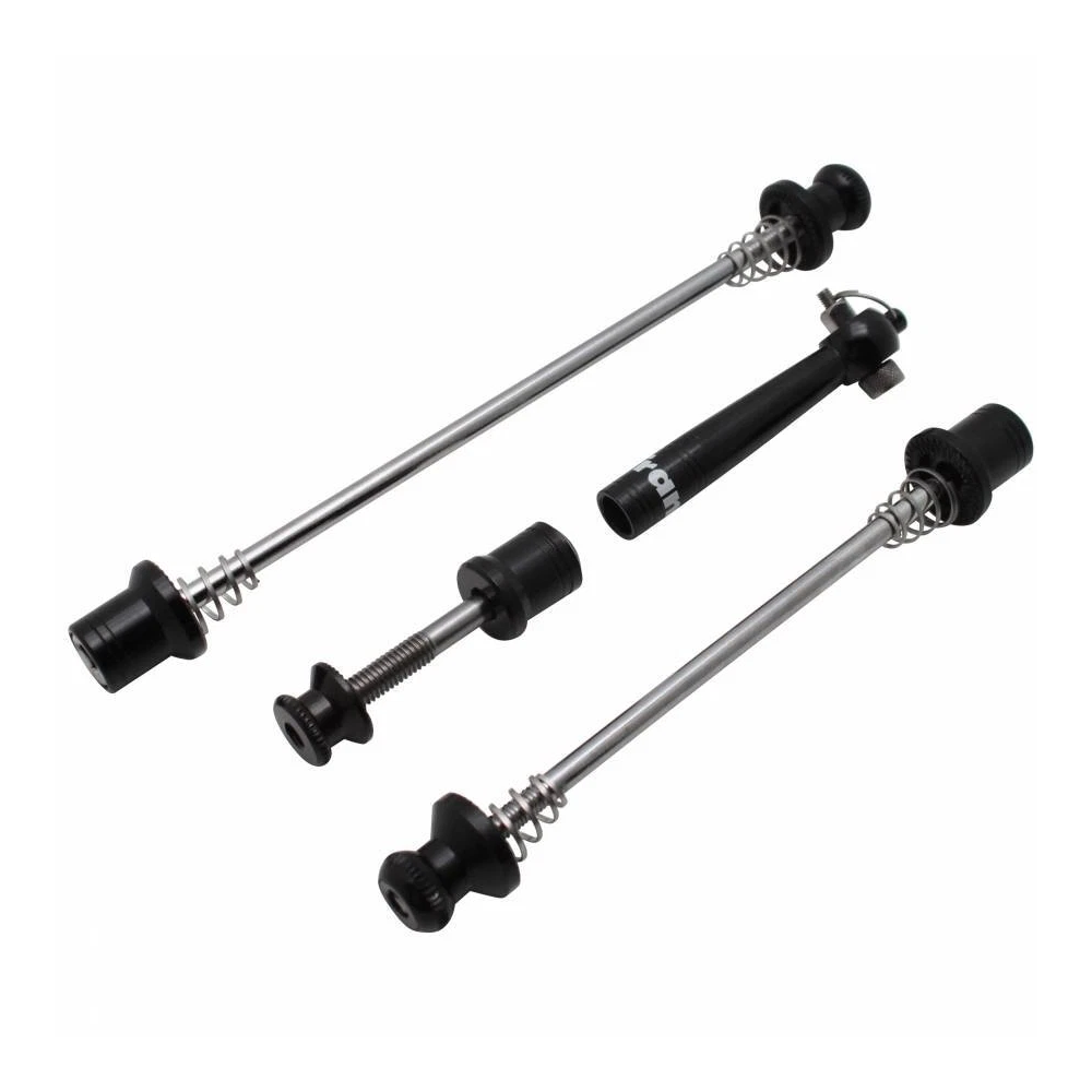 Anti-theft locking kit for front wheel arrière + seatpost Newton 3-piece set black New