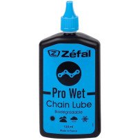 Zéfal Pro Wet Lube 120ml biologisch abbaubares Fahrradkettenöl für feuchte Bedingungen Neun