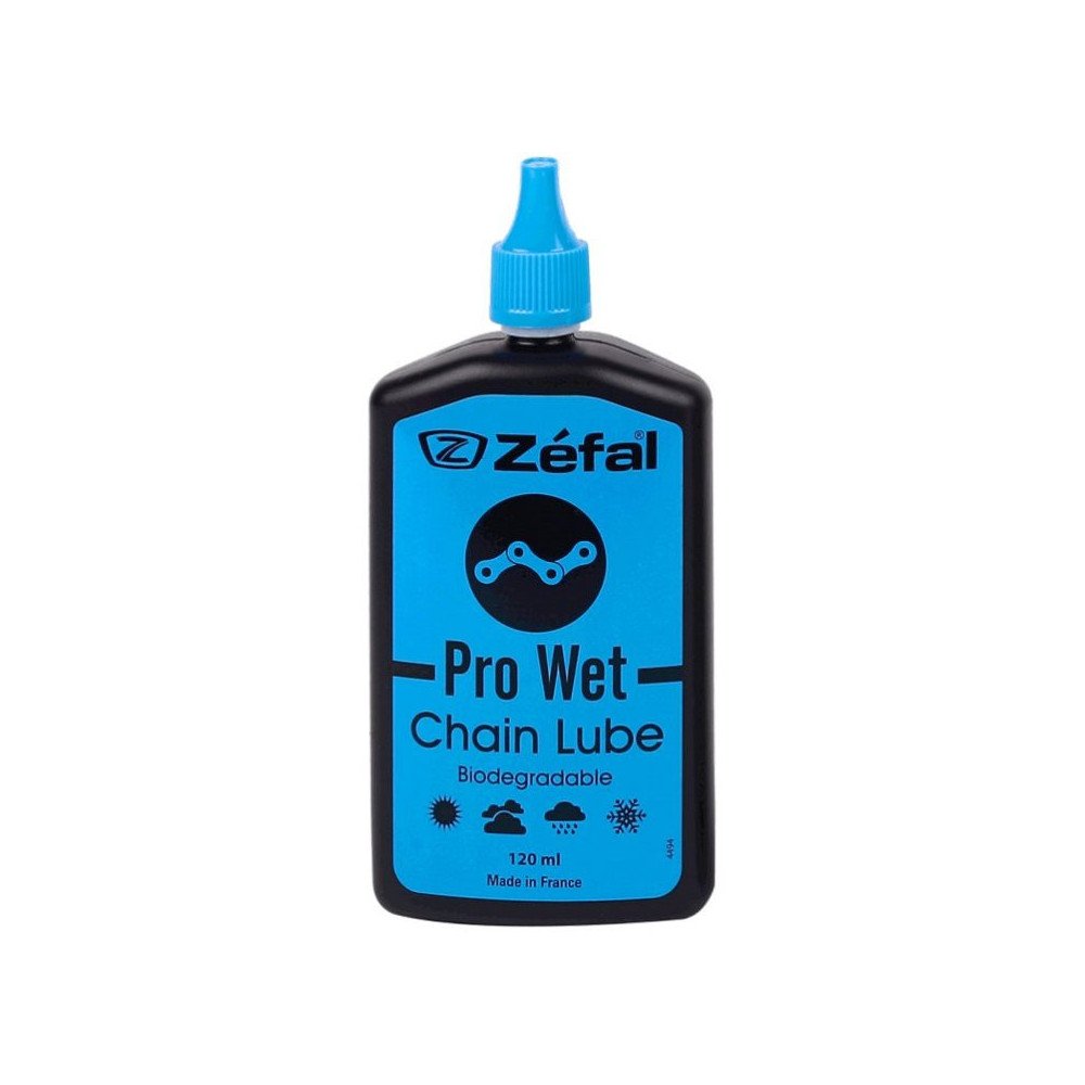 Huile chaîne vélo Zéfal Pro Wet Lube 120ml conditions humides biodégradable Neuf