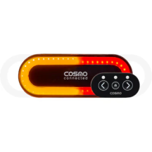 arrière-Beleuchtung, vernetzt, Cosmo Ride, Blinker, Bremslicht, Fernbedienung, 96–LED, Neu