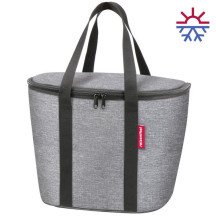 Bolsa de frío KLICKfix Reisenthel 16L cesta manillar bicicleta caliente frío giro plata Nuevo