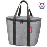 Bolsa de frío KLICKfix Reisenthel 16L cesta manillar bicicleta caliente frío giro plata Nuevo