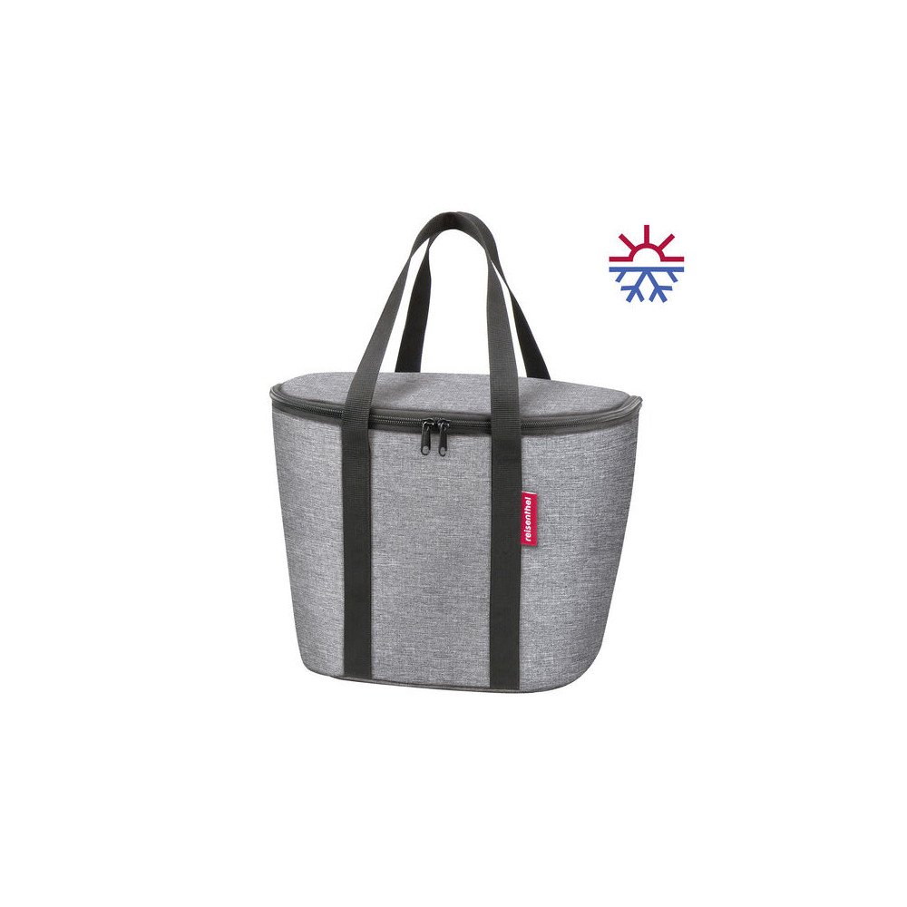 Bolsa de frío KLICKfix Reisenthel 16L cesta manillar bicicleta caliente frío giro plata Nuevo