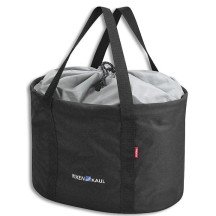 Bolsa de manillar KLICKfix Shopper Pro 0300S 24L cierre de cordón de tela negro Nuevo