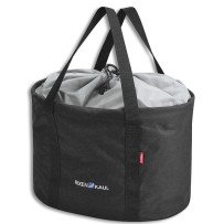 KLICKfix Shopper Pro 0300S handlebar bag 24L fabric drawstring closure black New