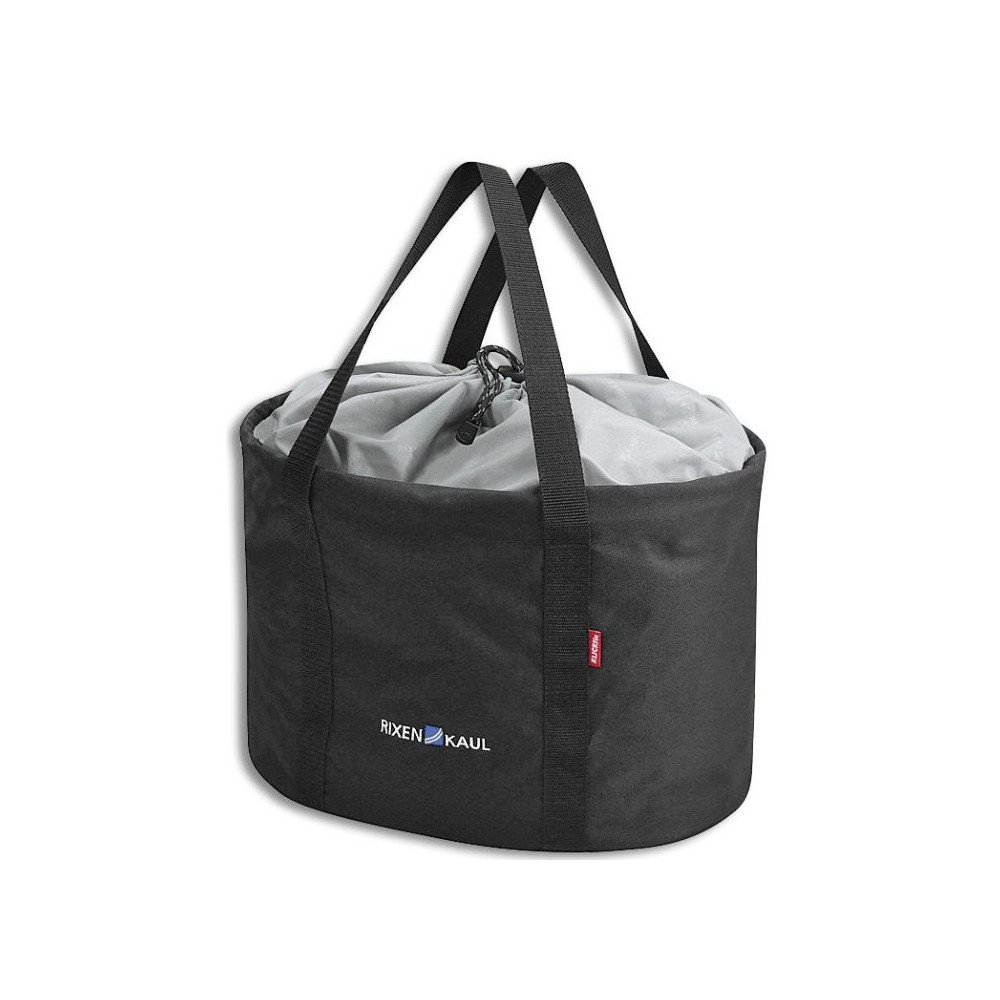 Bolsa de manillar KLICKfix Shopper Pro 0300S 24L cierre de cordón de tela negro Nuevo