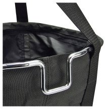 Bolsa de manillar KLICKfix Shopper Pro 0300S 24L cierre de cordón de tela negro Nuevo