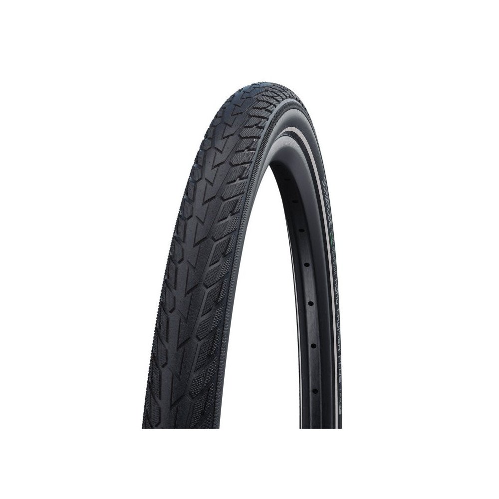 Pneu Schwalbe Road Cruiser Plus 24x1.75" PunctureGuard Green Compound réfléchissant Neuf
