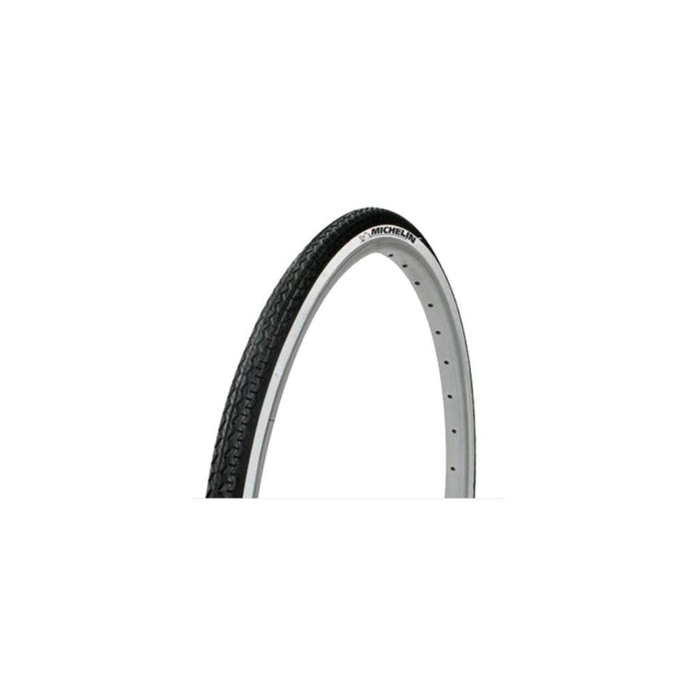 Neumático Michelin World Tour 700x35C VTC negro/blanco velotaf Nuevo