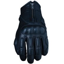 Motorradhandschuhe Five Kansas Woman XS - Ziegenleder Retro - CE EN13594 NV1 - Schwarz - Neun