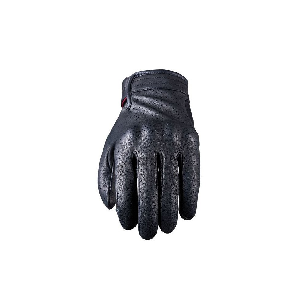 Gants moto femme Five Mustang Evo S – Cuir Chèvre Été – CE EN13594 NV1 – Noir – Neufs