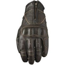 Cinco Kansas XS hombres verano retro de piel de cabra CE falanges marrón guantes de moto Nuevo
