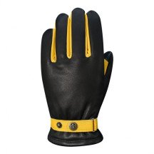 Guantes moto hombre Racer Legacy cuero XL invierno Outdry Fiberfill Ergoflex negro/amarillo Nuevo