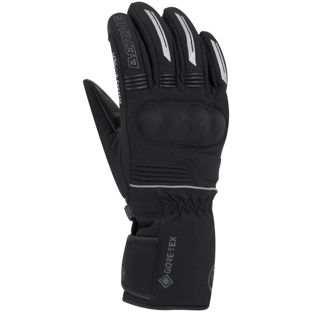 Women's motorcycle gloves Bering Hercule Gore-Tex XL winter Softshell goatskin leather CE black New