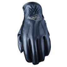 Motorradhandschuhe Mann Five Iowa 66 Rindsleder L Mittelsaison Vintage CE schwarz Neun