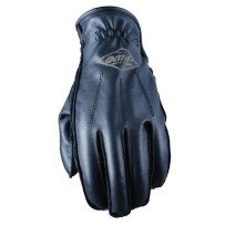 Gants moto homme Five Iowa 66 cuir vachette L mi-saison vintage CE noir Neufs