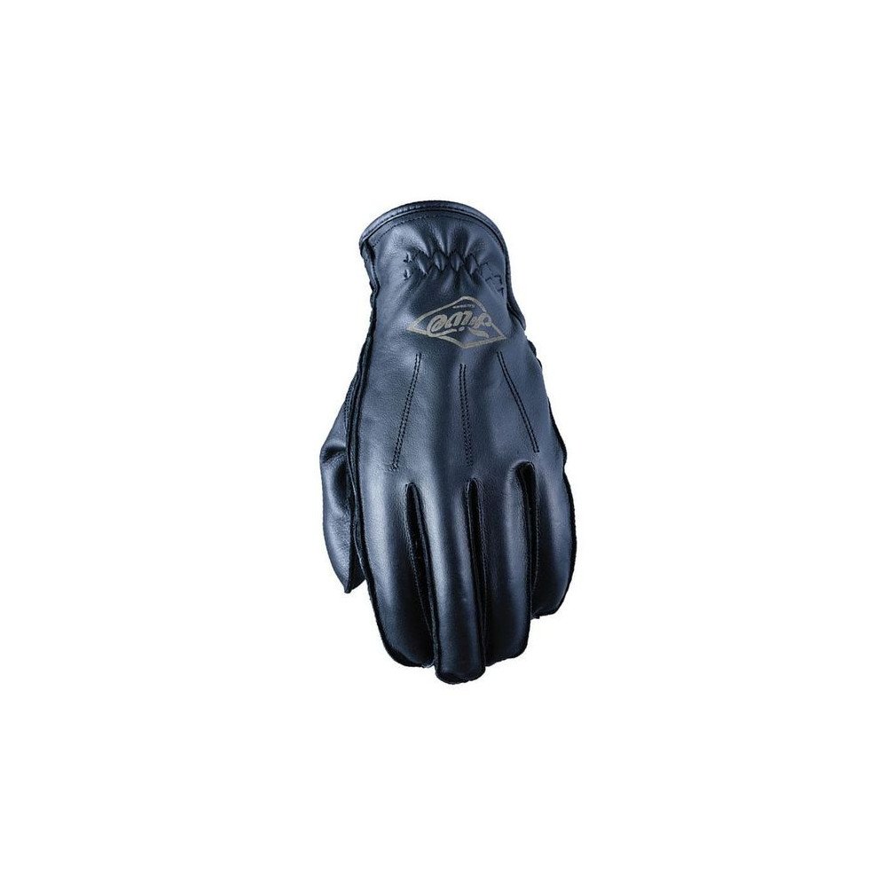 Gants moto homme Five Iowa 66 cuir vachette L mi-saison vintage CE noir Neufs