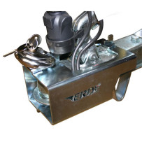 Antivol universel tête d’attache ERDE avec cadenas inox pour remorque