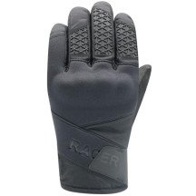 Guantes de moto para hombre Racer Troop 4 XL invierno Oxford neopreno piel de cabra Polymax Fiberfill CE negro Nuevo