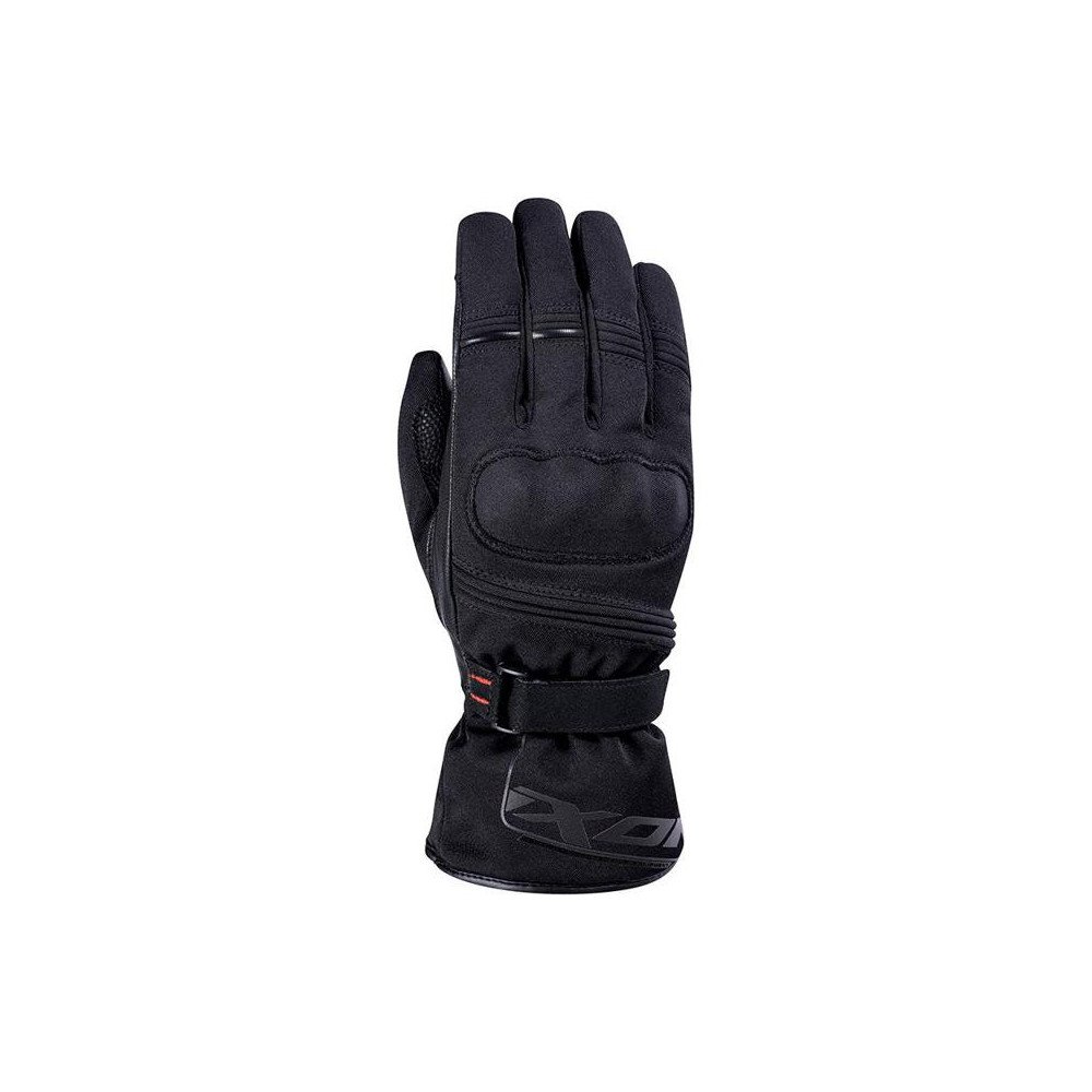 Ixon Pro Field Lady XL Winter-Motorradhandschuhe für Damen, Softshell, Ziegenleder, Fiberfill, Thinsulate, CE-zertifiziert, schw
